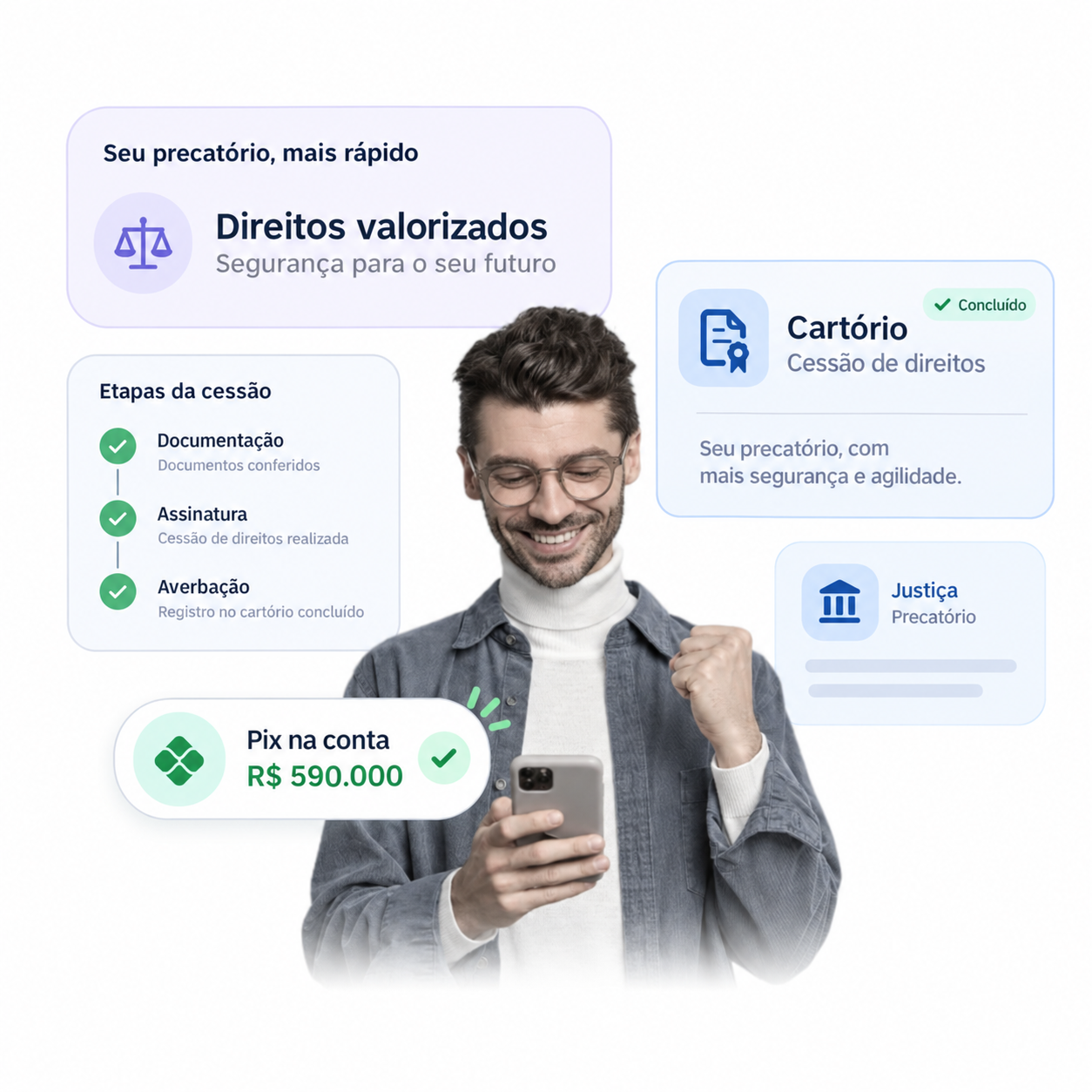 Vendeu Precatório
